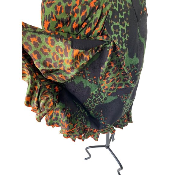 Yves Saint Laurent Womens Skirt Size Small Multicolor Custom Faux Wrap - Picture 6 of 12